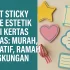 sticky note kreatif, DIY kertas bekas