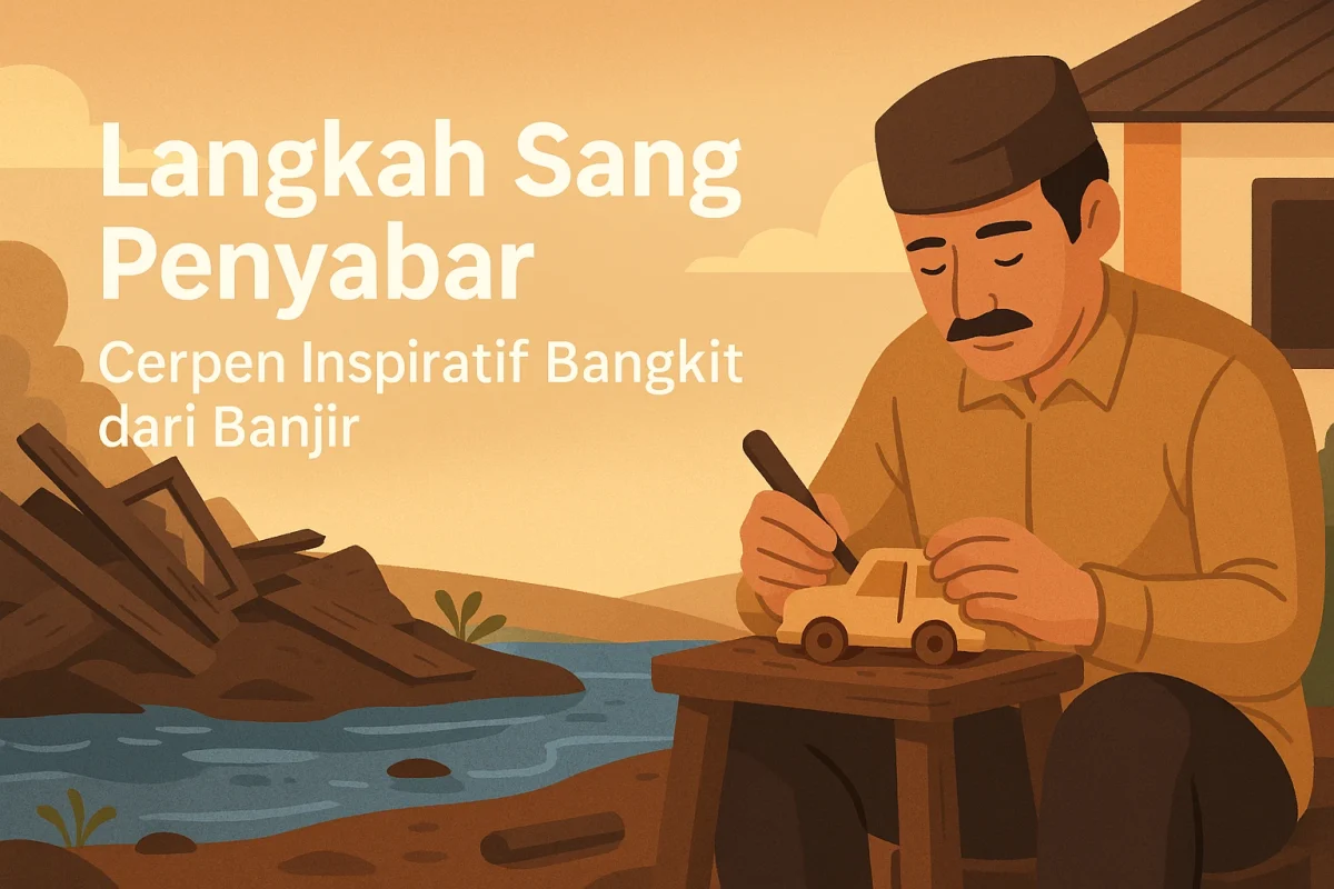 Langkah Sang Penyabar: Cerpen Inspiratif Bangkit dari Banjir