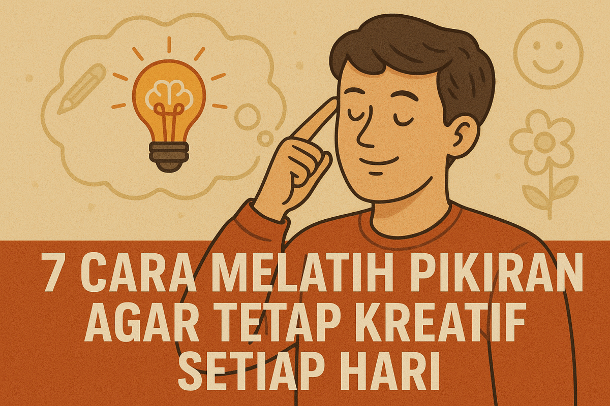 7 Cara Melatih Pikiran Agar Tetap Kreatif Setiap Hari