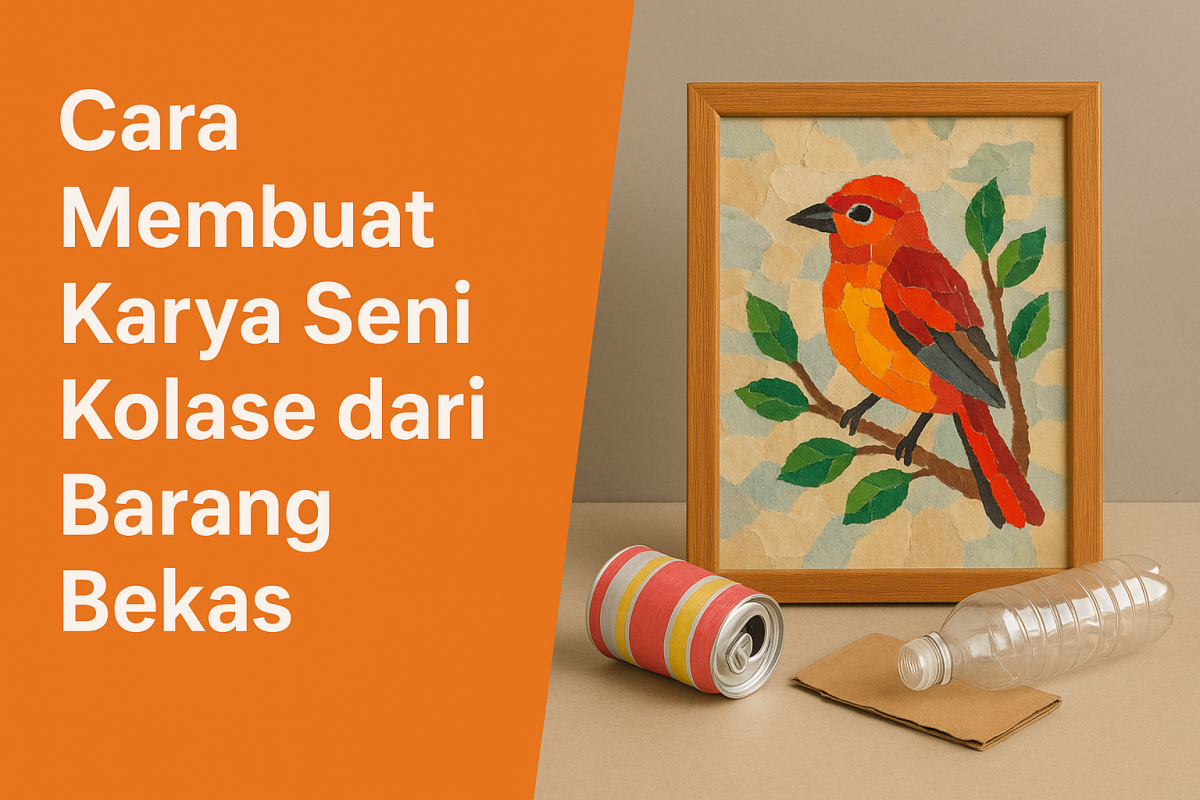 Cara Membuat Karya Seni Kolase dari Barang Bekas