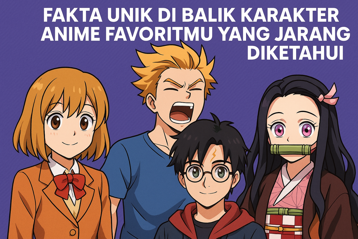 Fakta Unik di Balik Karakter Anime Favoritmu yang Jarang Diketahui