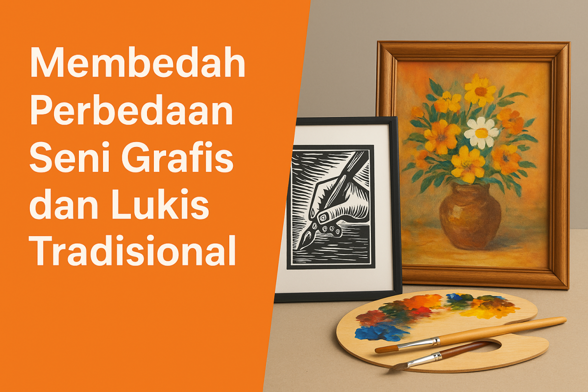 Membedah Perbedaan Seni Grafis dan Lukis Tradisional