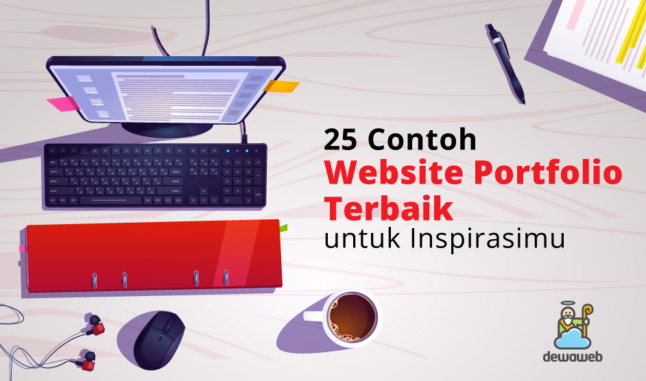 Desain Web Minimalis Portofolio Menarik untuk Klien
