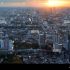 Rooftop Cityscape View of Bangkok City in Evening Stock Image - Image ...