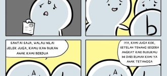 Komik Strip Lucu  Kehidupan Sehari-hari Penuh Tawa