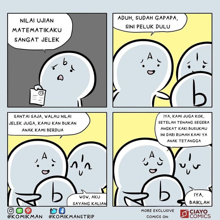 Komik Strip Lucu  Kehidupan Sehari-hari Penuh Tawa