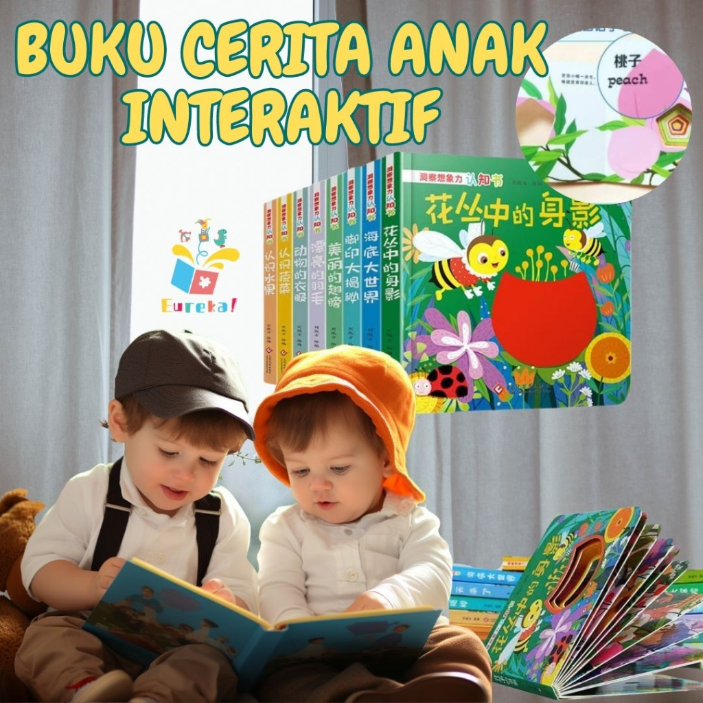 Jual [B-1] Buku Cerita Interaktif Untuk Anak Dengan Beragam Fitur 3D ...