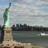 patung, fotografi kebebasan, patung Liberty, kaki langit, kota New York ...