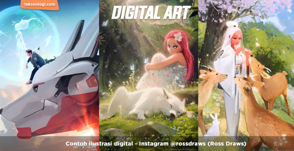 Imajinasi Dunia Baru yang Hidup Lewat Ilustrasi Digital Modern Membangun Dunia Impian