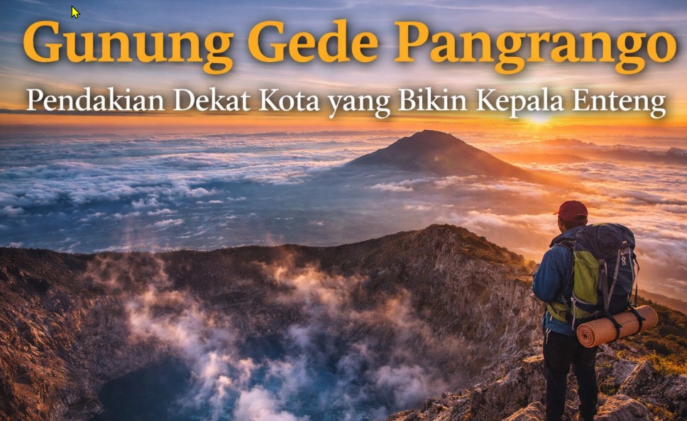 Gunung Gede Pangrango: Pendakian yang Rasanya Kayak “Detoks Kota”, Tapi Tetap Dekat dari Rumah