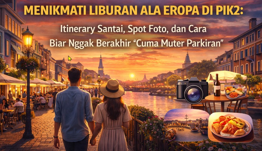 Menikmati Liburan ala Eropa di PIK2: Buat yang Mau “Kabur” Sehari Tanpa Harus Naik Pesawat